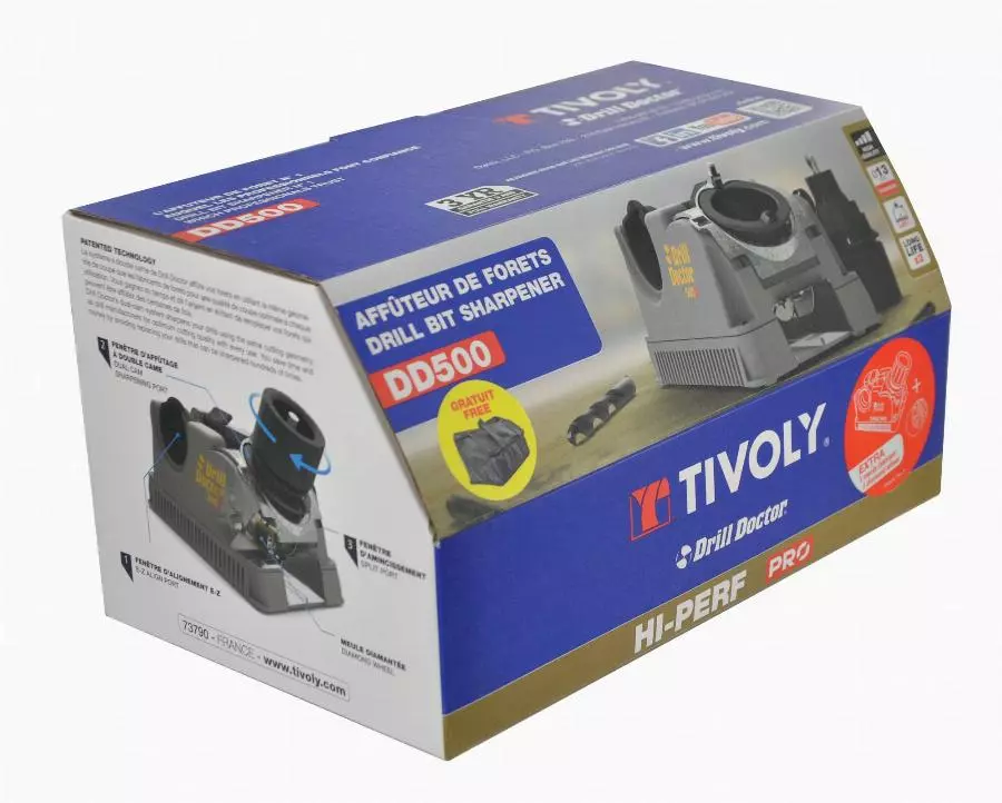 Affuteuse Ă Foret TIVOLY HSS DRILL DOCTOR 500X - 1111177500M