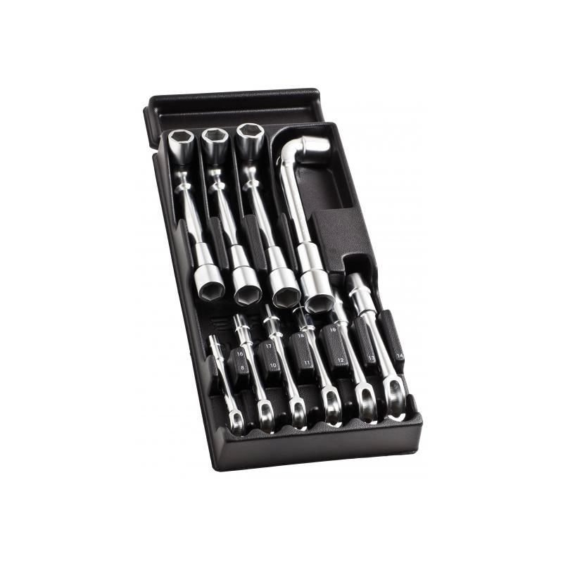 Module De 10 Clés à Pipe Débouchées FACOM - MOD.75-1PB