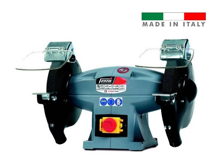 Touret à Meuler FEMI Gamme Industrie - 150x20 Alésage 16 - Grains 36 Et 60 - 241/M