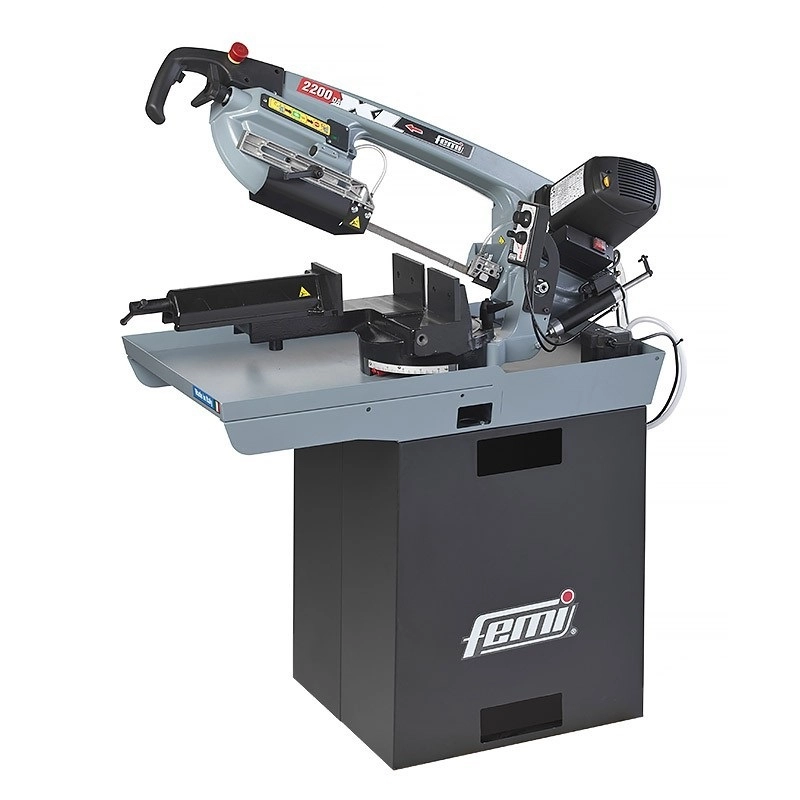 Scie à Ruban Stationnaire Métal FEMI Descente Manuelle - Ø Coupe Max. 175mm - 2200XL