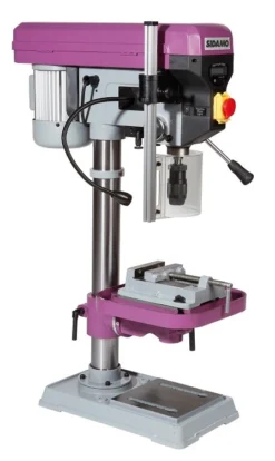Perceuse à Colonne SIDAMO PE22FE Mono - 750W - Avec étau, Mandrin Et Jeu De Brides - 20502057